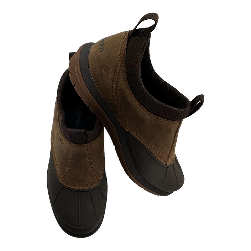 L.L. Bean Storm Chaser Tek 2.5 Waterproof Leather Slip on Shoes Size 6.5